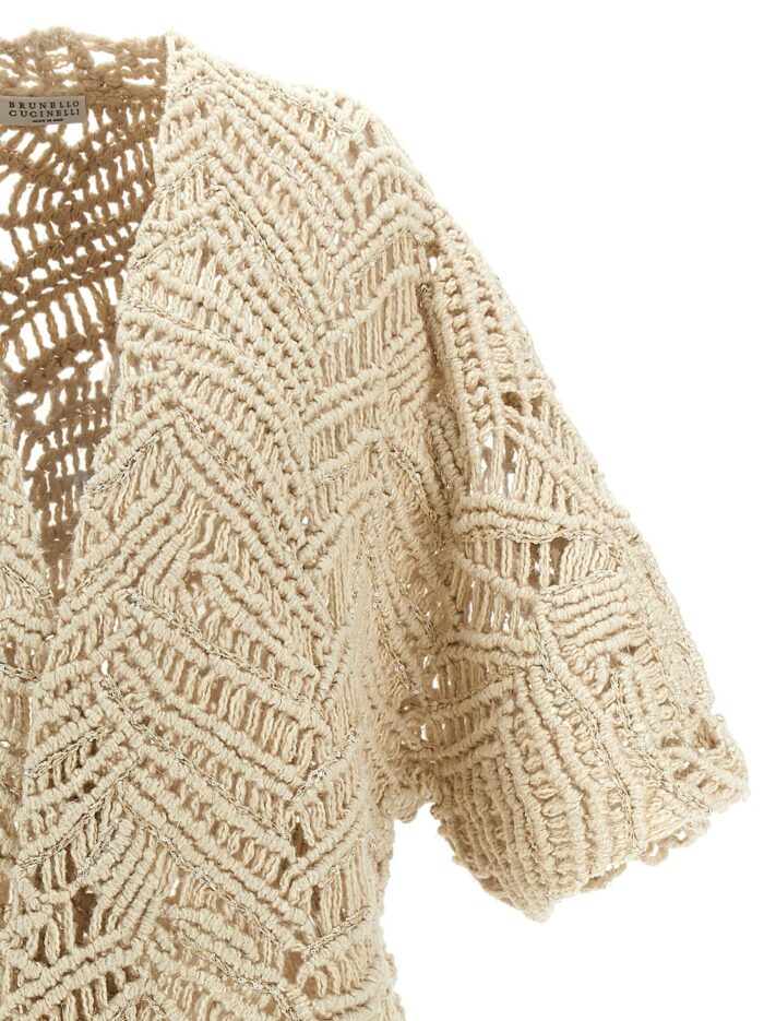 Brunello Cucinelli 'OPERA Dazzling Macramé' Cardigan