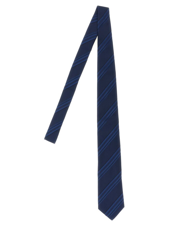 brunello cucinelli operated stripe tie Brunello Cucinelli Operated Stripe Tie