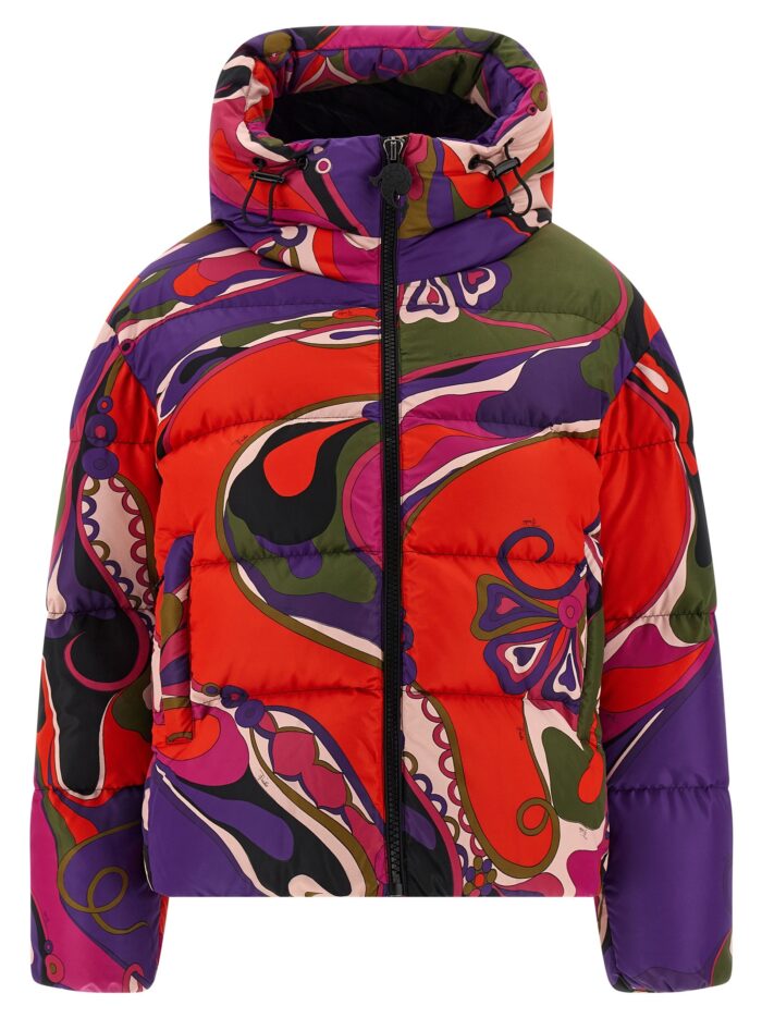 emilio pucci 'orchidee' down jacket EMILIO PUCCI 'Orchidee' Down Jacket