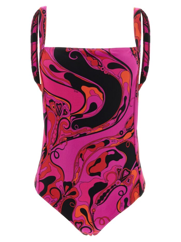 emilio pucci 'orchidee' one piece swimsuit EMILIO PUCCI 'Orchidee' One-piece Swimsuit