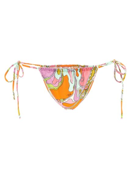 EMILIO PUCCI 'Orchidee' Print Bikini Briefs