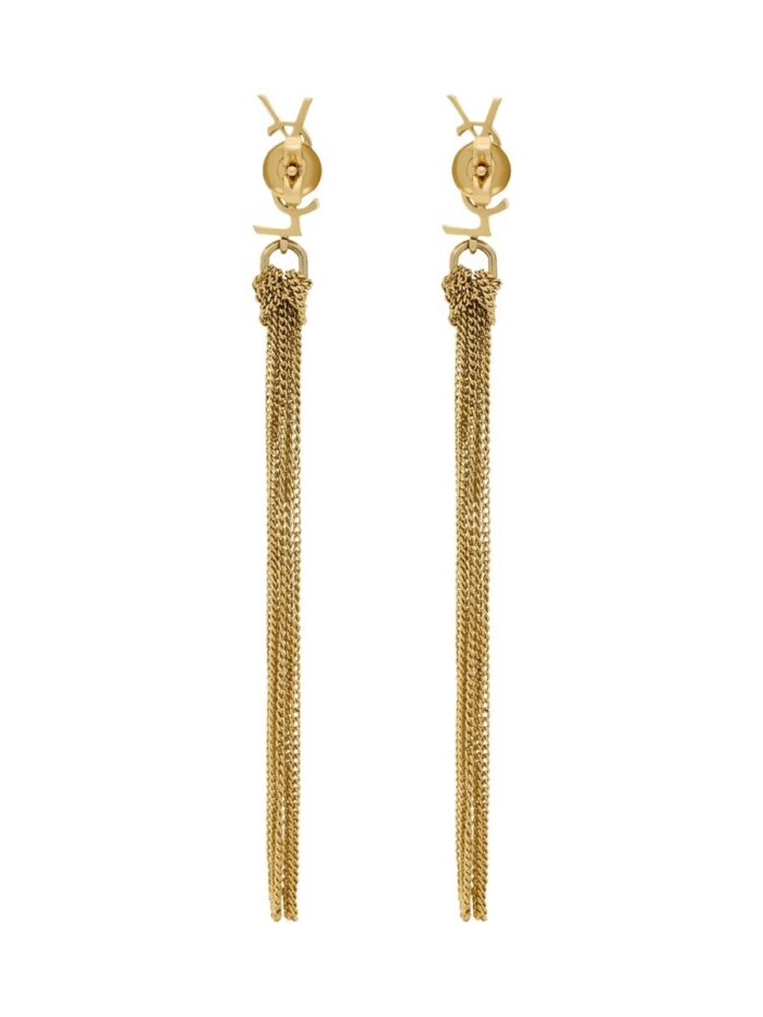 Saint Laurent ORECCHINI CON LOGO