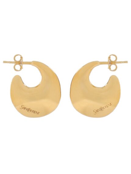 Saint Laurent ORECCHINI "CREOLE PLATE"