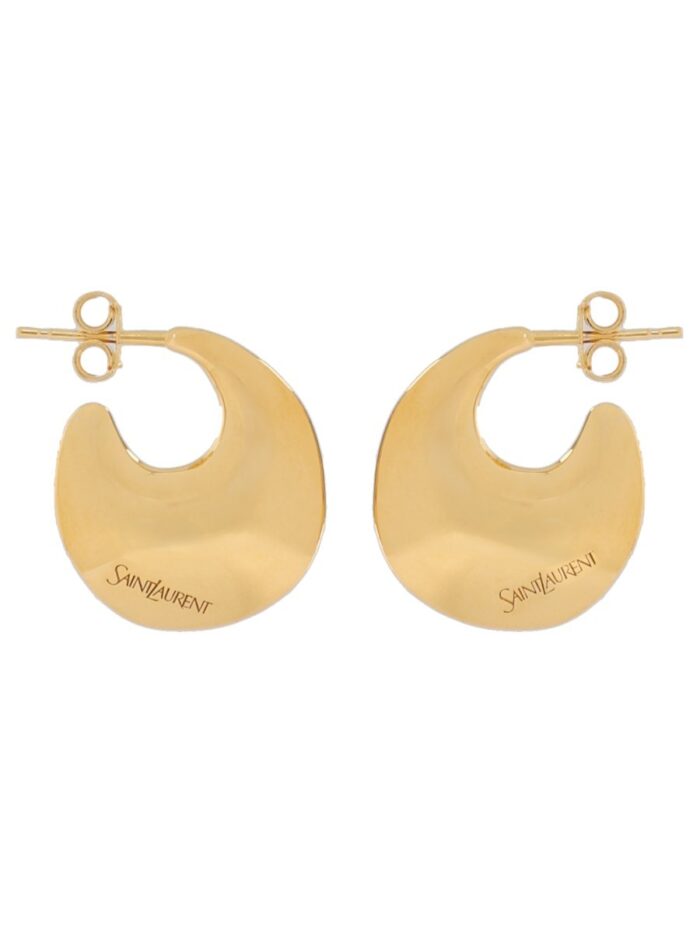 Saint Laurent ORECCHINI "CREOLE PLATE"