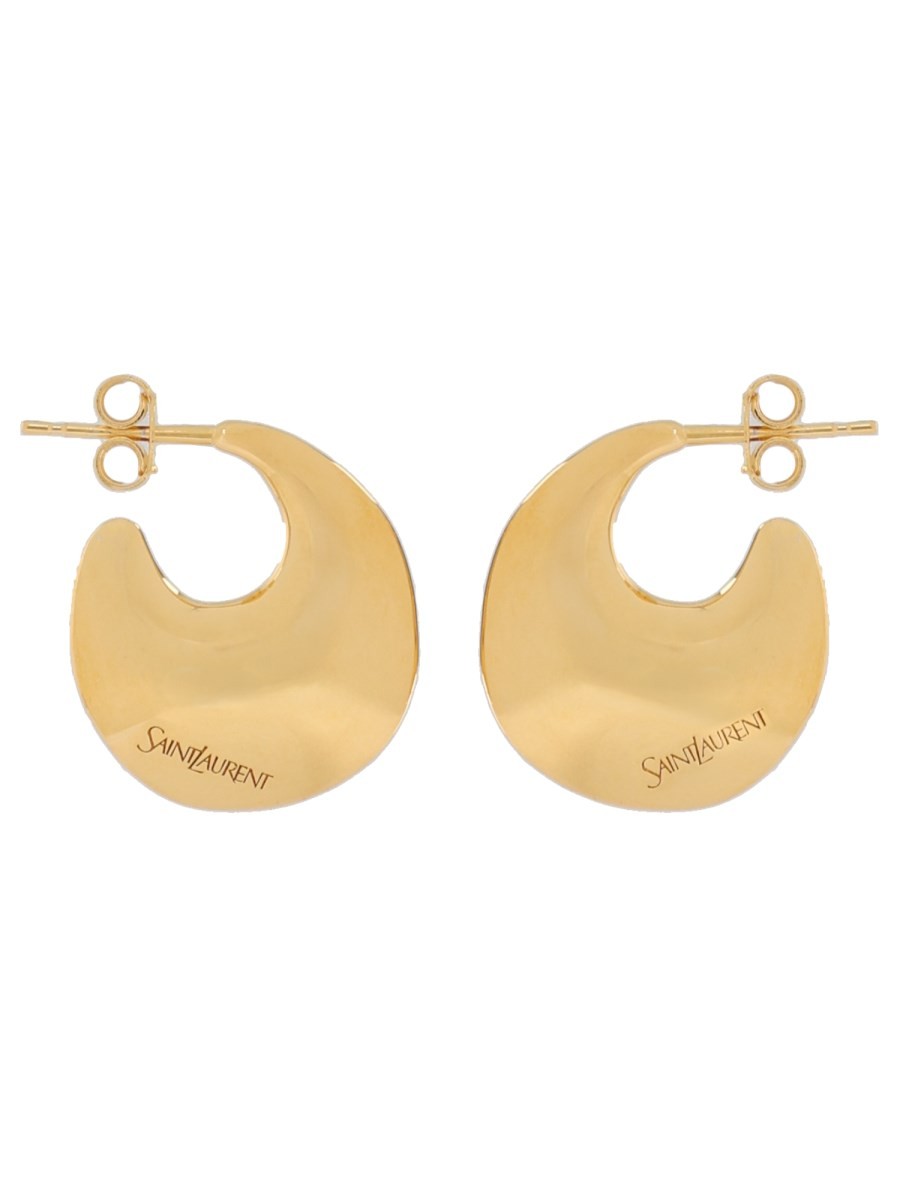 Saint Laurent ORECCHINI "CREOLE PLATE"