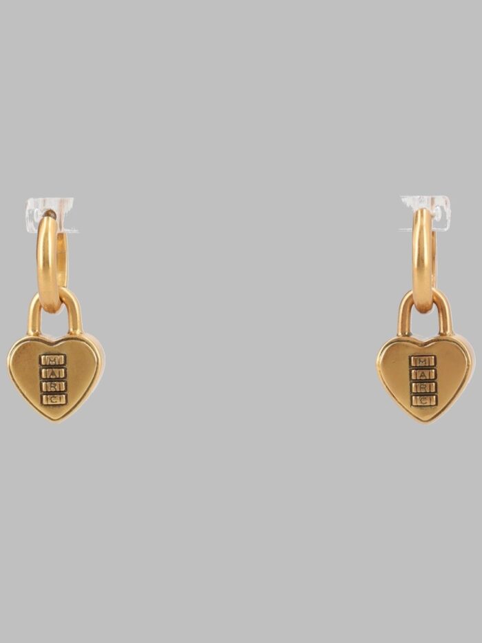 marc jacobs orecchini "heart padlock" Marc Jacobs Orecchini "Heart Padlock"
