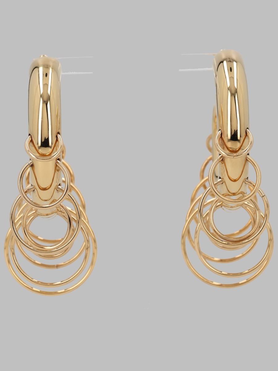 PANCONESI Orecchini "Pierced Serpent Hoops" Medium
