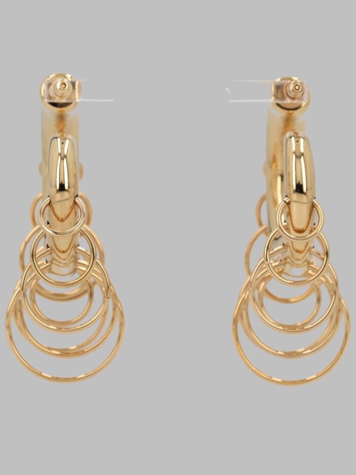 PANCONESI Orecchini "Pierced Serpent Hoops" Medium