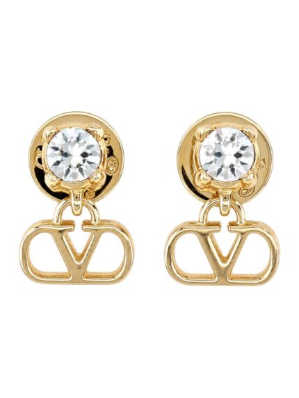 Valentino Garavani ORECCHINI "VLOGO SIGNATURE" CON STRASS