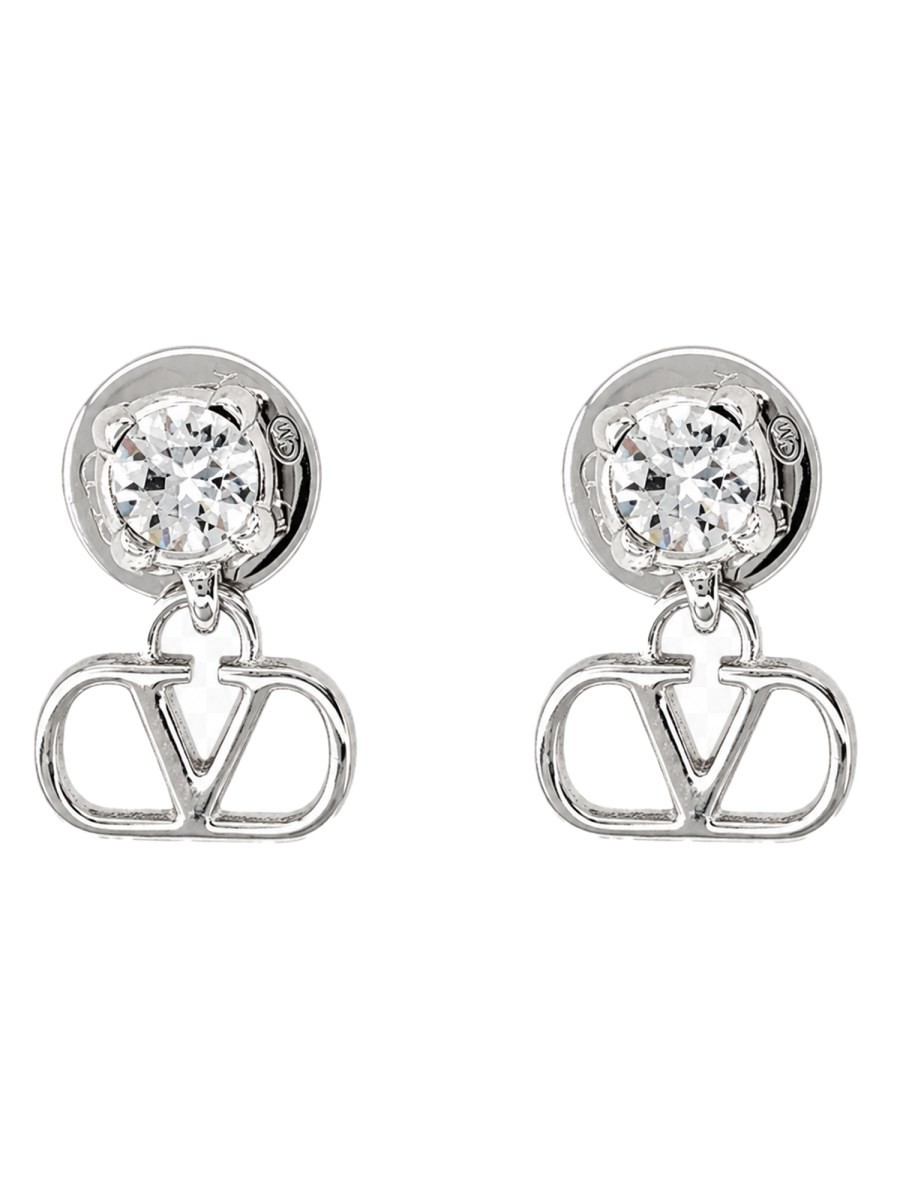 Valentino Garavani ORECCHINI "VLOGO SIGNATURE" CON STRASS