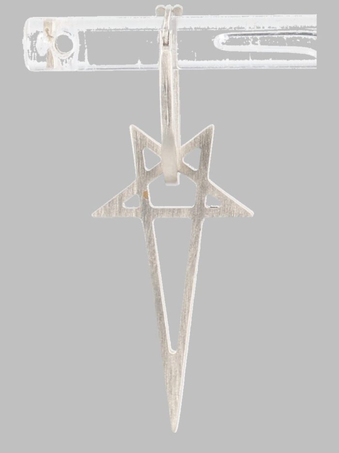 rick owens orecchino "pentagram" RICK OWENS ORECCHINO "PENTAGRAM"
