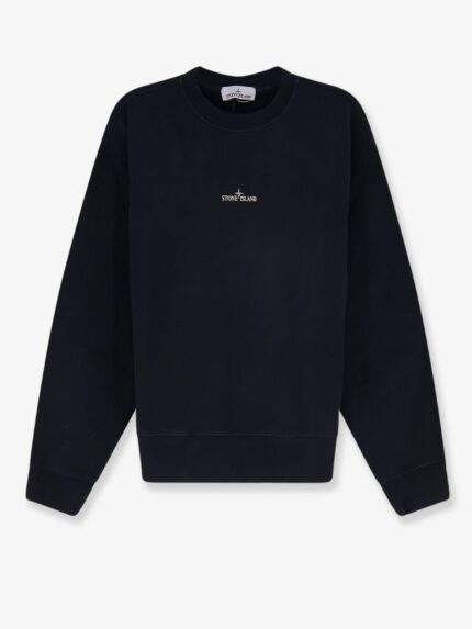 Stone Island Organic Cotton Sweatshirt With Logo Print