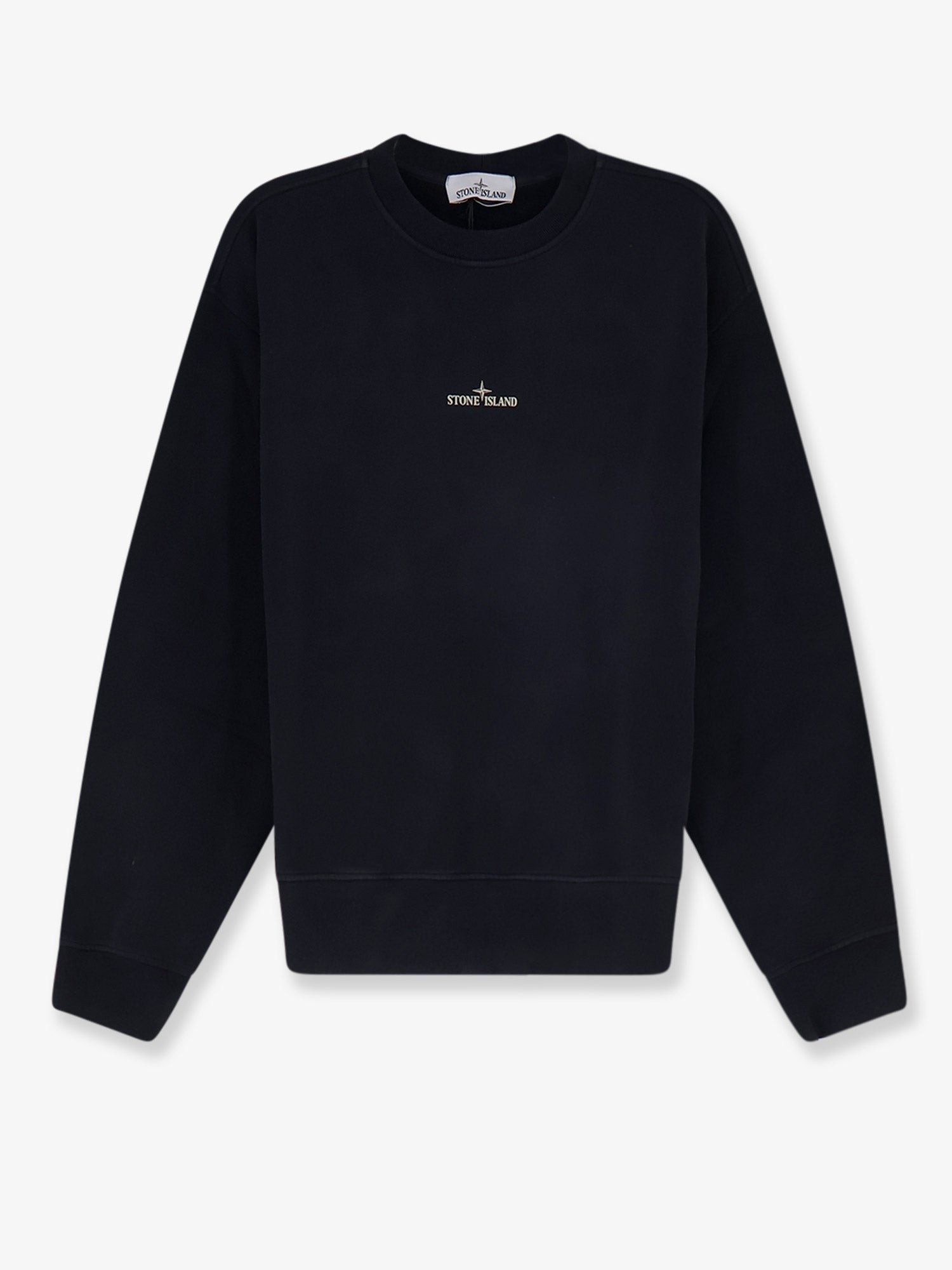 Stone Island Organic Cotton Sweatshirt With Logo Print