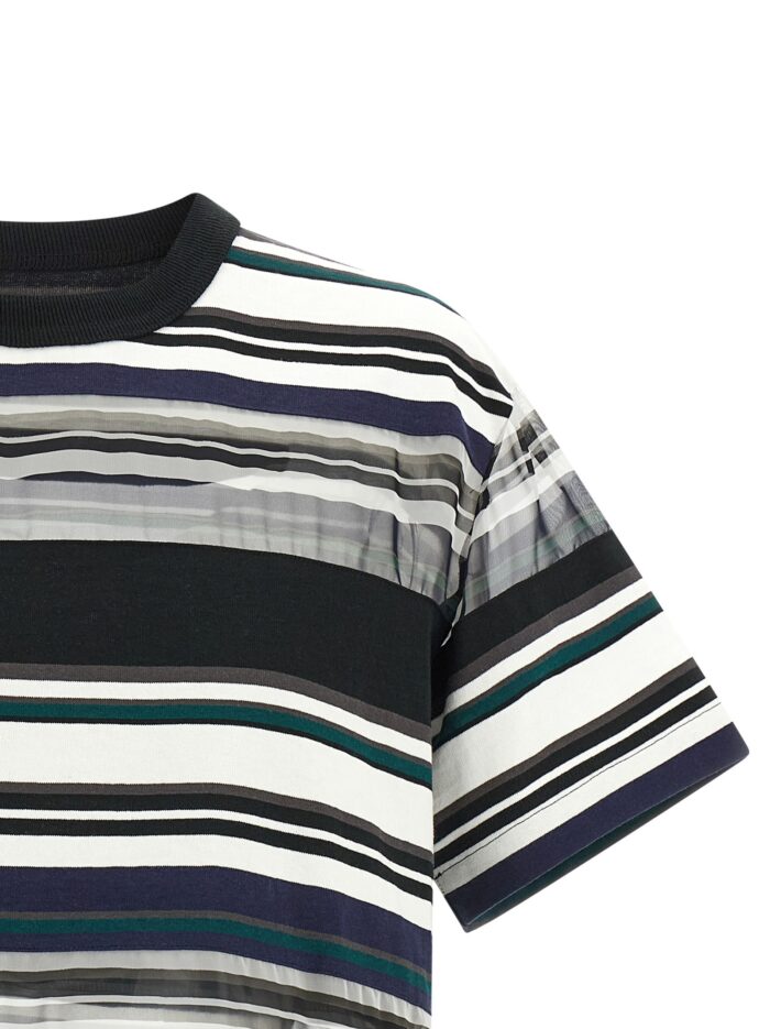 SACAI Organza Insert T-shirt