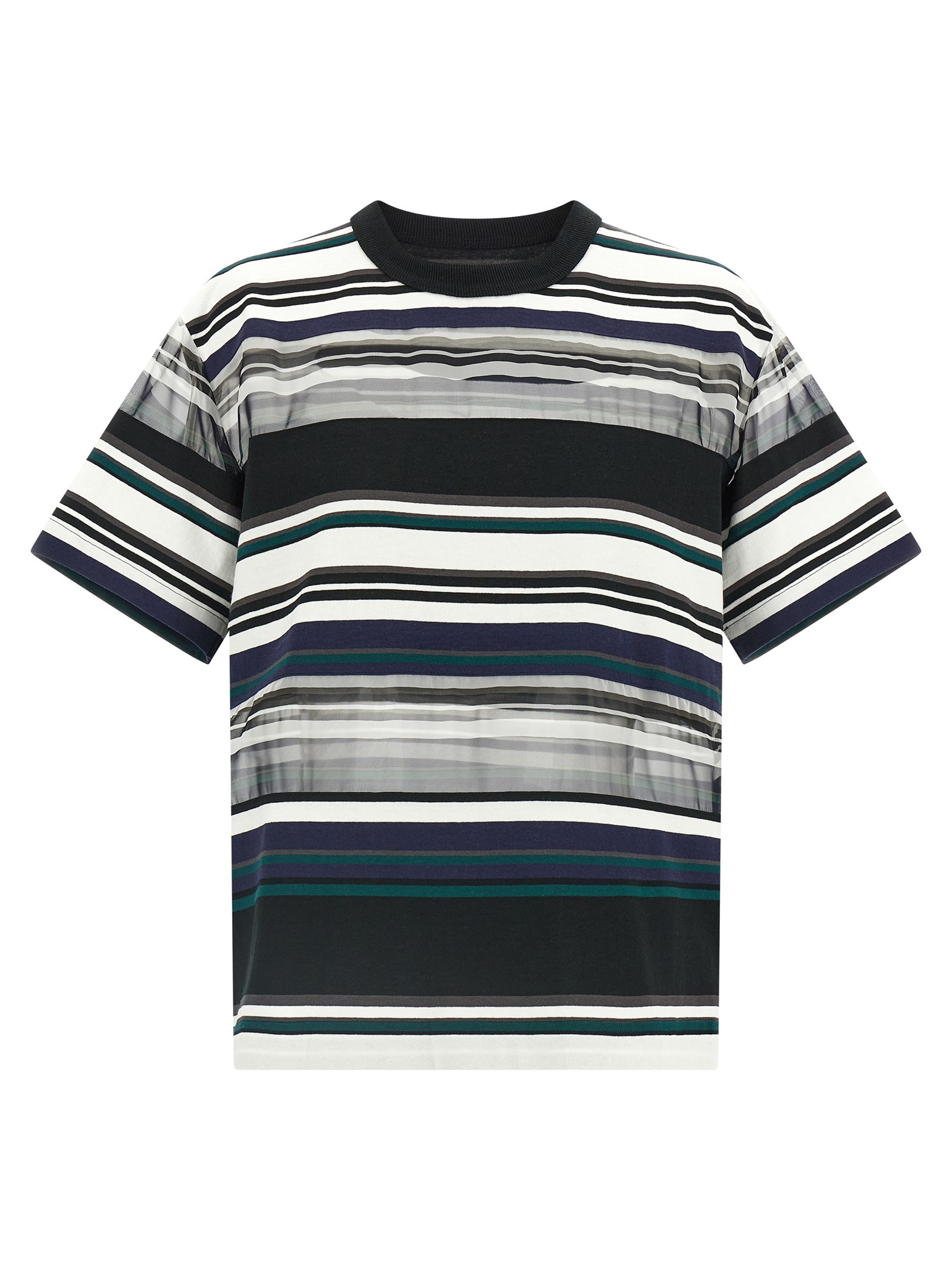 SACAI Organza Insert T-shirt