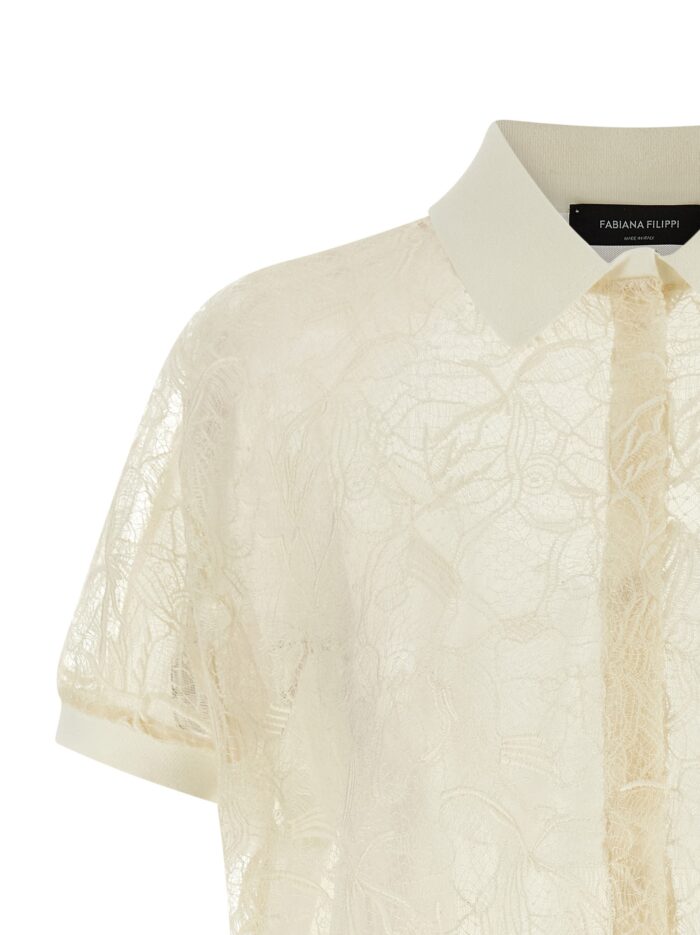 Fabiana Filippi Organza Lace Cardigan