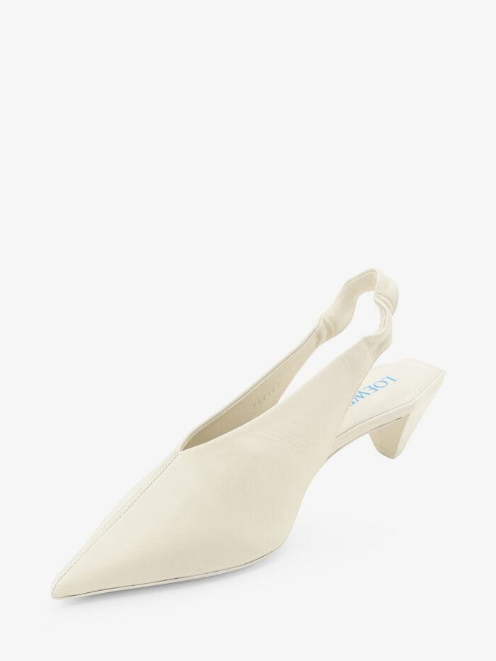 LOEWE Origami Cubic Leather Slingback
