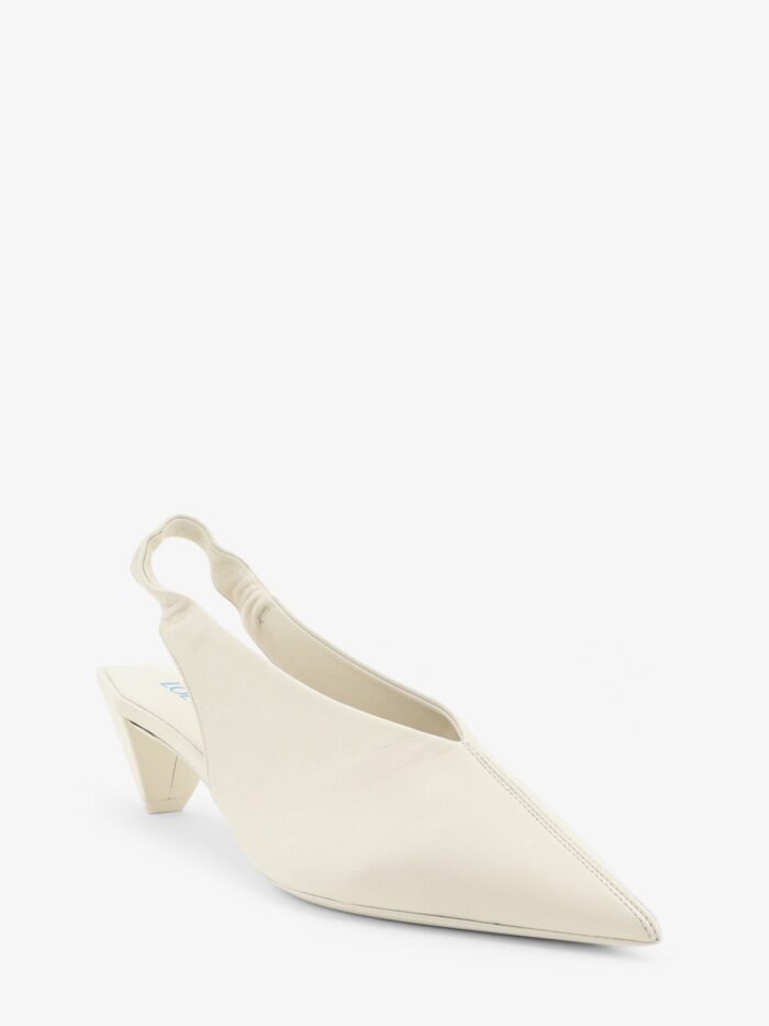 LOEWE Origami Cubic Leather Slingback