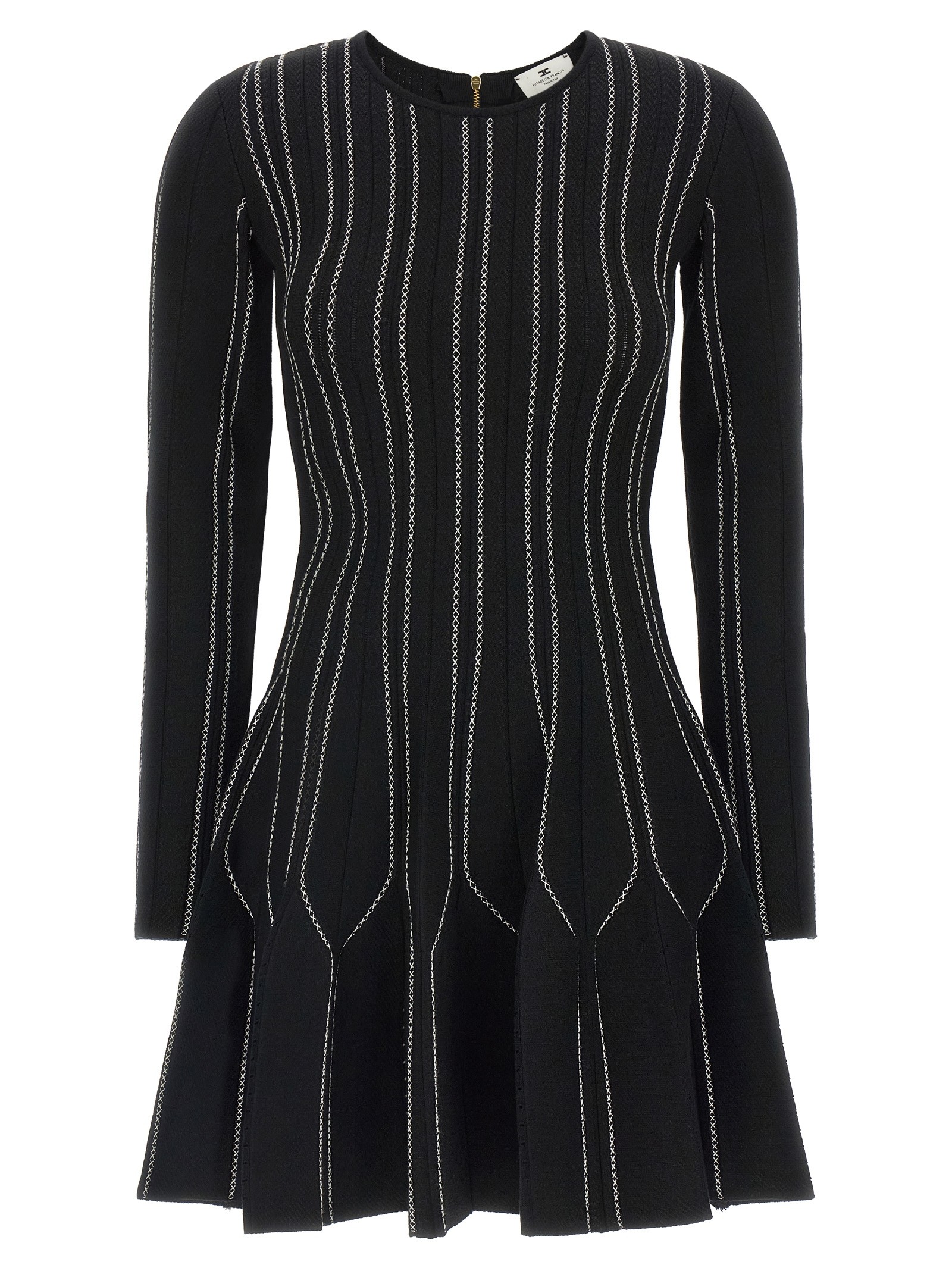 Elisabetta Franchi Origami Knit Dress