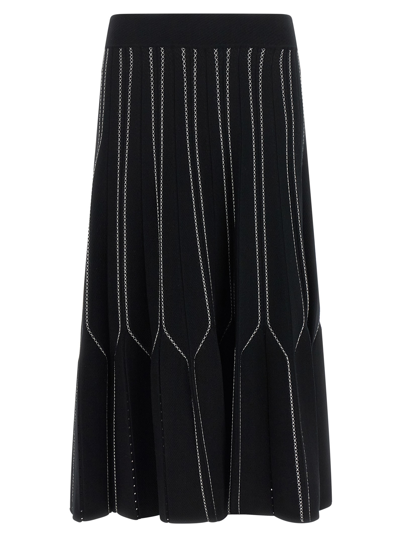 Elisabetta Franchi Origami Knit Skirt