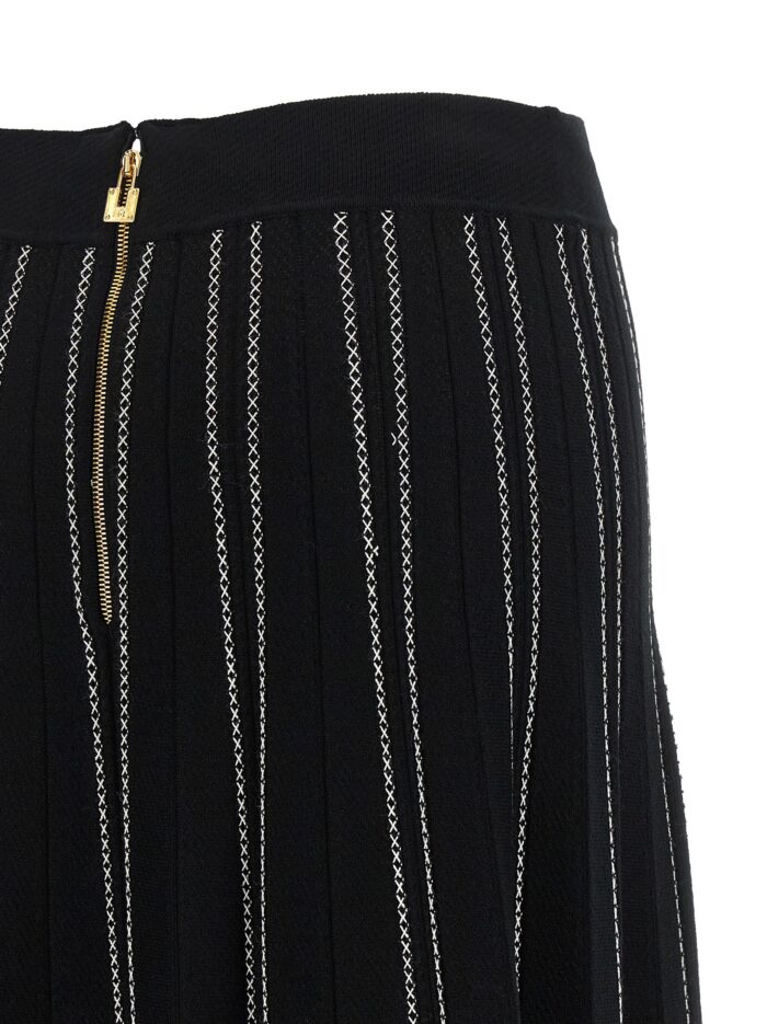 Elisabetta Franchi Origami Knit Skirt