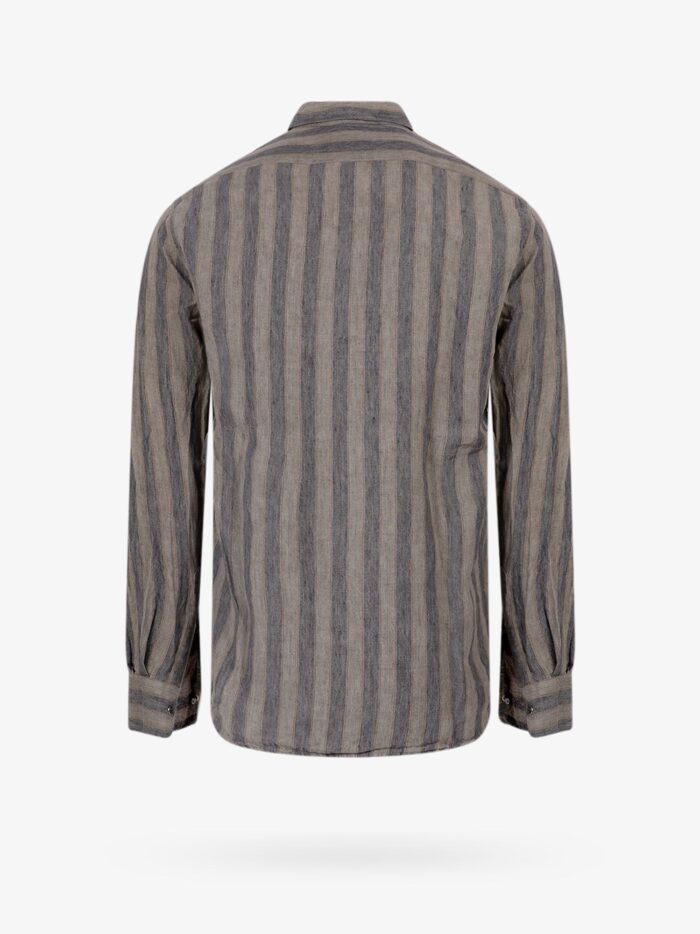ORIGINAL VINTAGE Linen Shirt With Striped Motif