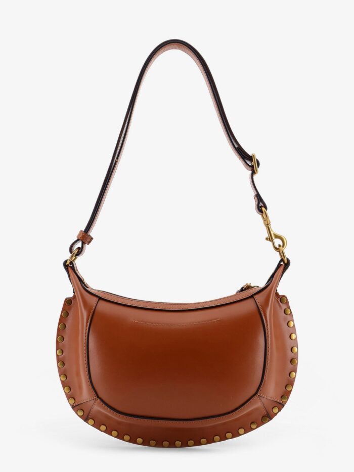 Isabel Marant Oskan Moon Leather Crossbody Bag