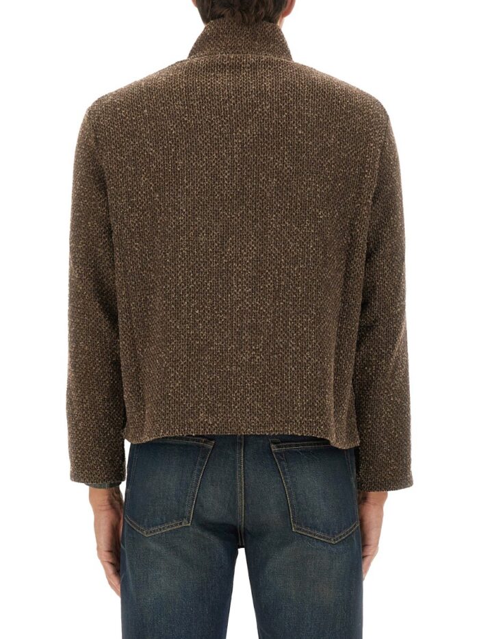 Our Legacy "SHRUNKEN" ZIPPERED SWEATSHIRT