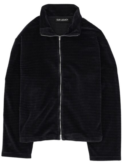 Our Legacy "SHRUNKEN" ZIPPERED SWEATSHIRT