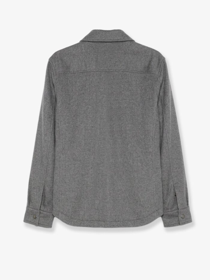 Brunello Cucinelli Outerwear Lightweight Virgin Wool Cloth Shirt