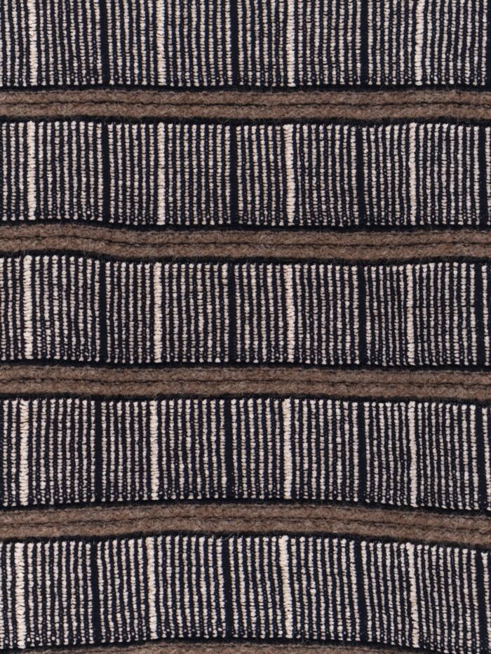 Giorgio Armani Over Striped Virgin Wool And Silk Sweater