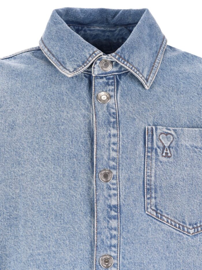 AMI PARIS Overshirt In Denim
