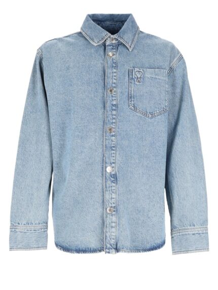 AMI PARIS Overshirt In Denim