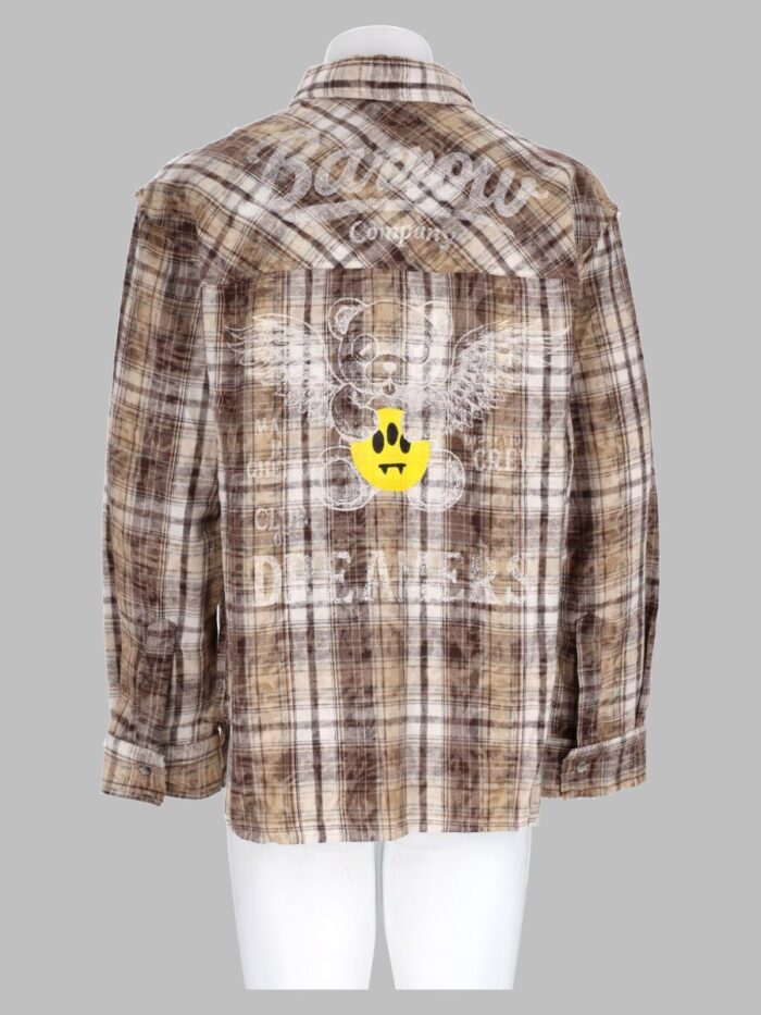 Barrow Overshirt In Flanella Con Stampa