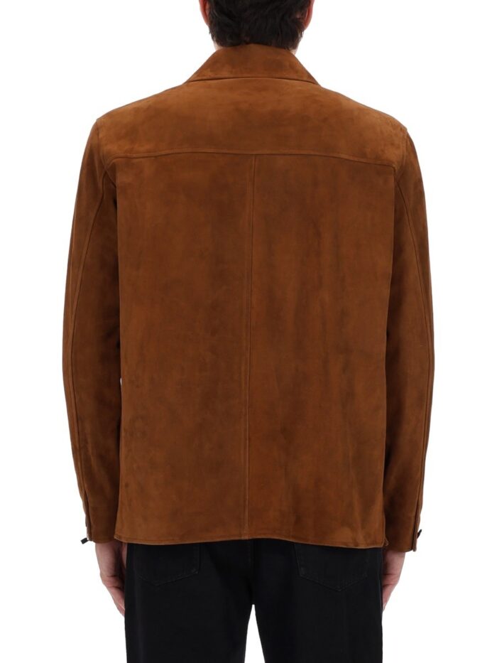 Saint Laurent OVERSHIRT IN SUEDE
