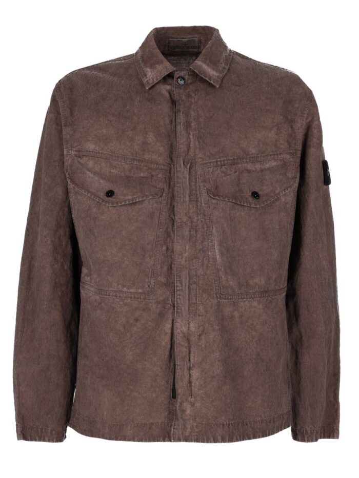stone island overshirt in velluto a coste Stone Island Overshirt In Velluto A Coste