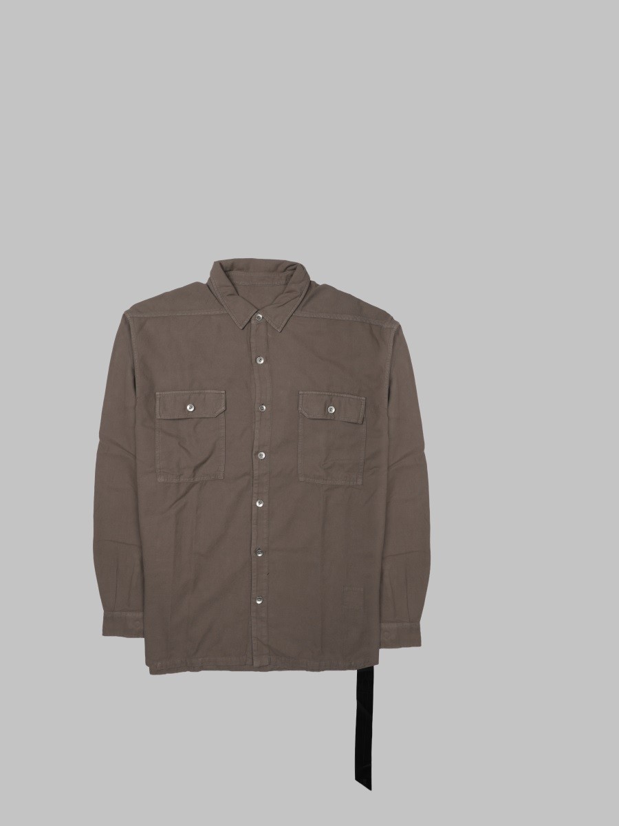 RICK OWENS DRKSHDW Overshirt "Jumbo" In Cotone