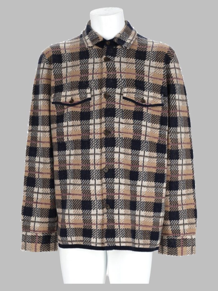 GUEST IN RESIDENCE Overshirt "Plaid Work" In Cashmere