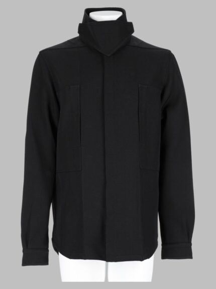 RICK OWENS Overshirt "Tower Runway" In Lana