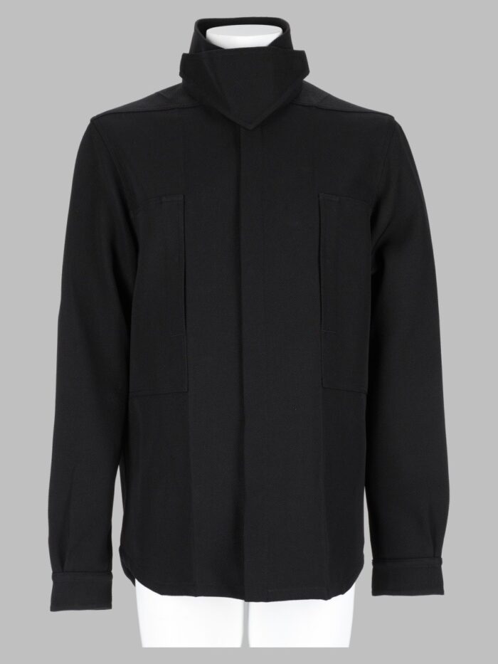 rick owens overshirt "tower runway" in lana RICK OWENS Overshirt "Tower Runway" In Lana