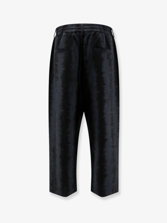 ADIDAS Y-3 Oversize Viscose, Cotton And Linen Trousers