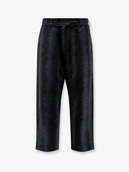ADIDAS Y-3 Oversize Viscose, Cotton And Linen Trousers