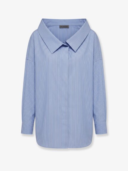 Balenciaga Oversized Cotton Stole Shirt