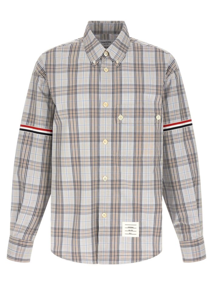 thom browne ' oversized rwb' shirt THOM BROWNE ' Oversized RWB' Shirt