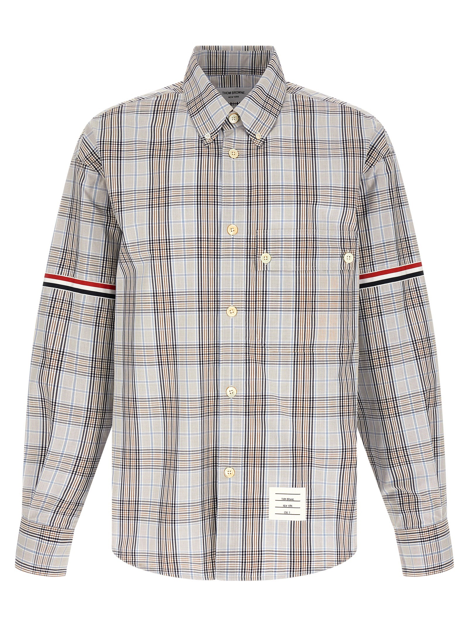 THOM BROWNE ' Oversized RWB' Shirt