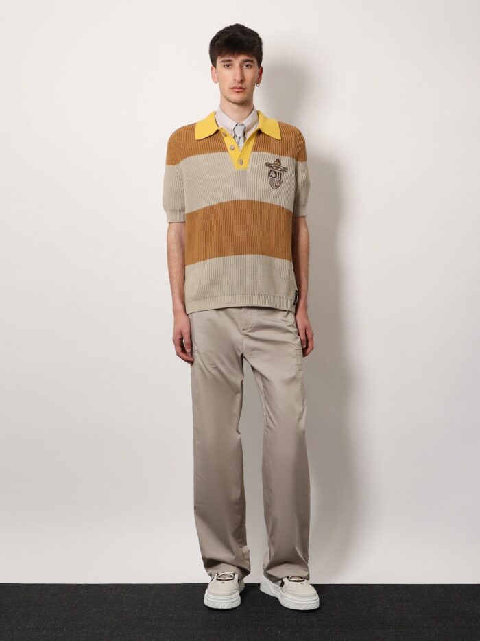 Oxford Shirt With Fendi Crest Embroidery