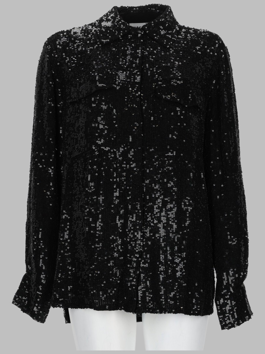 P.A.R.O.S.H. CAMICIA "GADGET" CON PAILLETTES