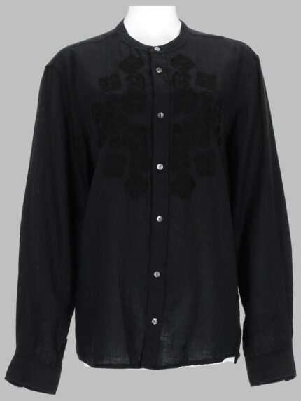 P.A.R.O.S.H. Embroidered Linen Shirt