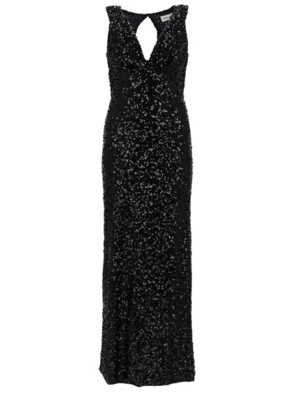 P.A.R.O.S.H. Full Sequin Long Dress