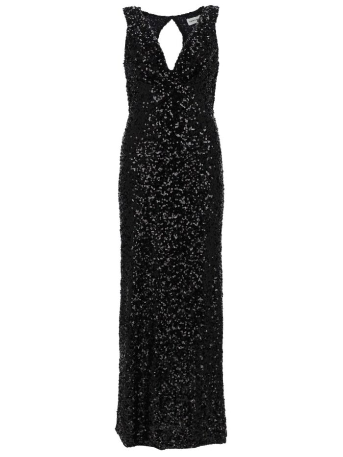 P.A.R.O.S.H. Full Sequin Long Dress